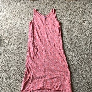 gap coral tank top dress